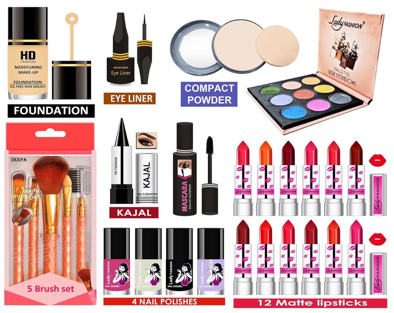Hd fashion 27 Pcs Professional Makeup Kit 2109202337 - Image 1