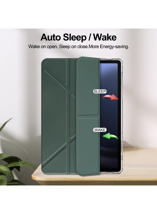 عام غطاء شفاف متوافق مع سامسونج جالاكسي تاب S10 لايت (2025)، مزود بوظيفة النوم/الاستيقاظ التلقائي المدمجة وفتحة القلم والوقاية، غلاف لوحي واقي شفاف مضاد للخدوش. - Image 2