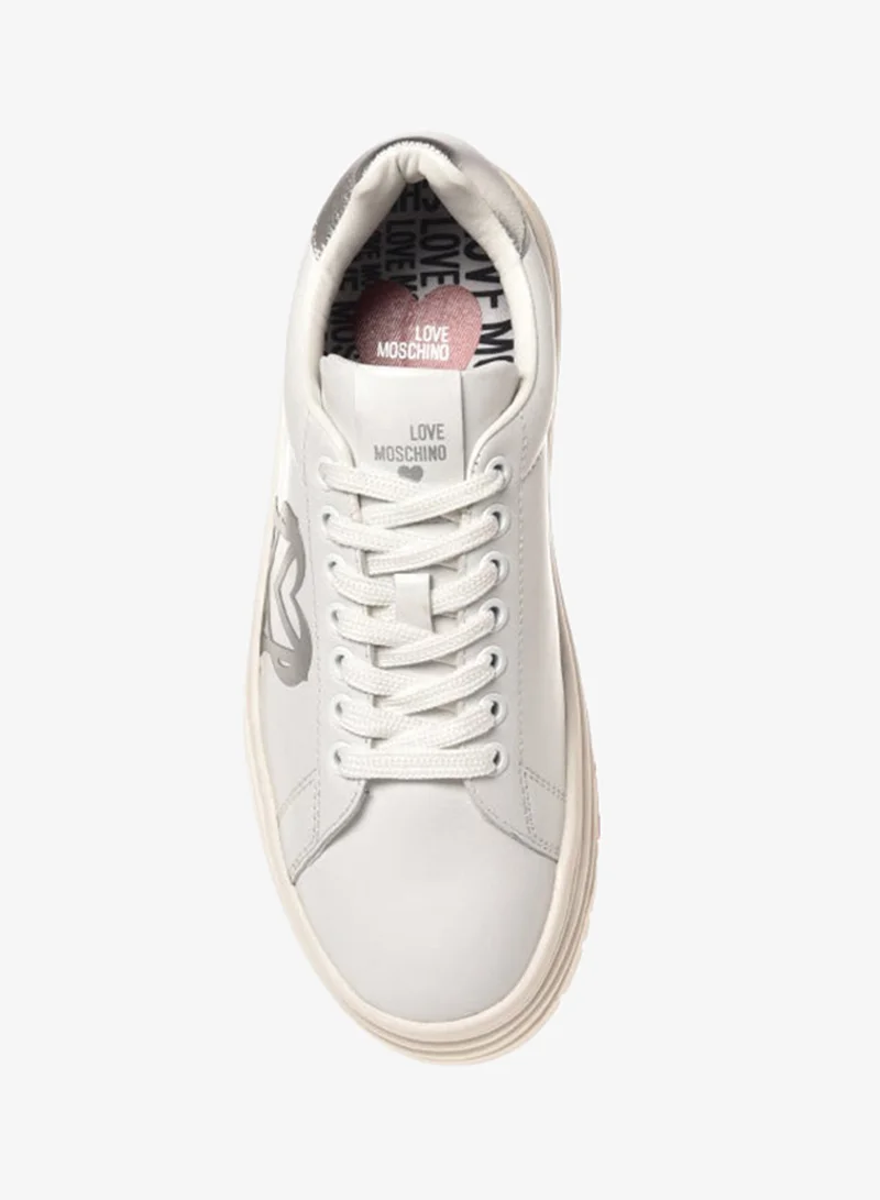 Love Moschino Lace Up Low Top Sneakers