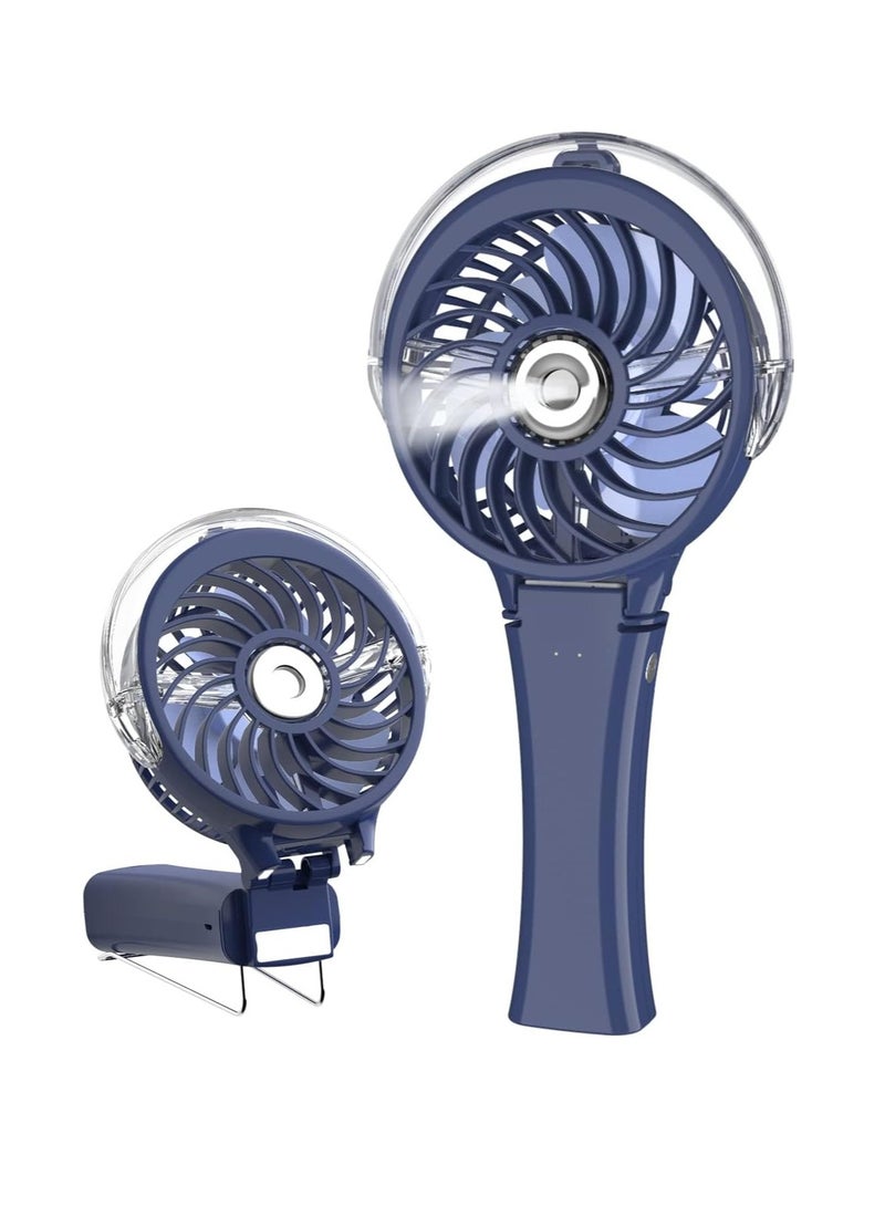 HandFan HandFan Portable Handheld Misting Fan, Rechargeable Personal Mister Fan, Battery Operated Spray Water Mist Fan  - Image 1