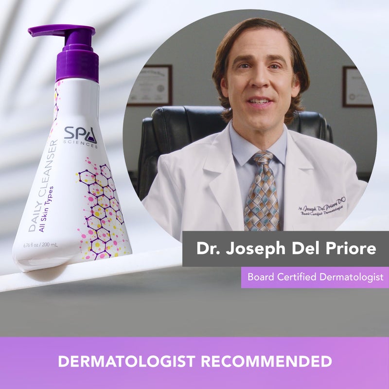 SPA SCIENCES - Daily Cleanser - Made in the USA - With Hyaluronic Acid, Antioxidants & Chamomile, Arnica Extracts - Soothe, Hydrate, Purify - Vegan - For All Skin Types - 6.76oz - Image 3