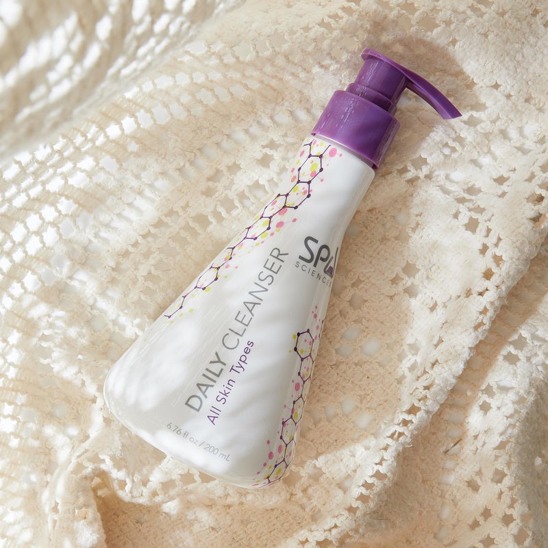 SPA SCIENCES - Daily Cleanser - Made in the USA - With Hyaluronic Acid, Antioxidants & Chamomile, Arnica Extracts - Soothe, Hydrate, Purify - Vegan - For All Skin Types - 6.76oz - Image 2