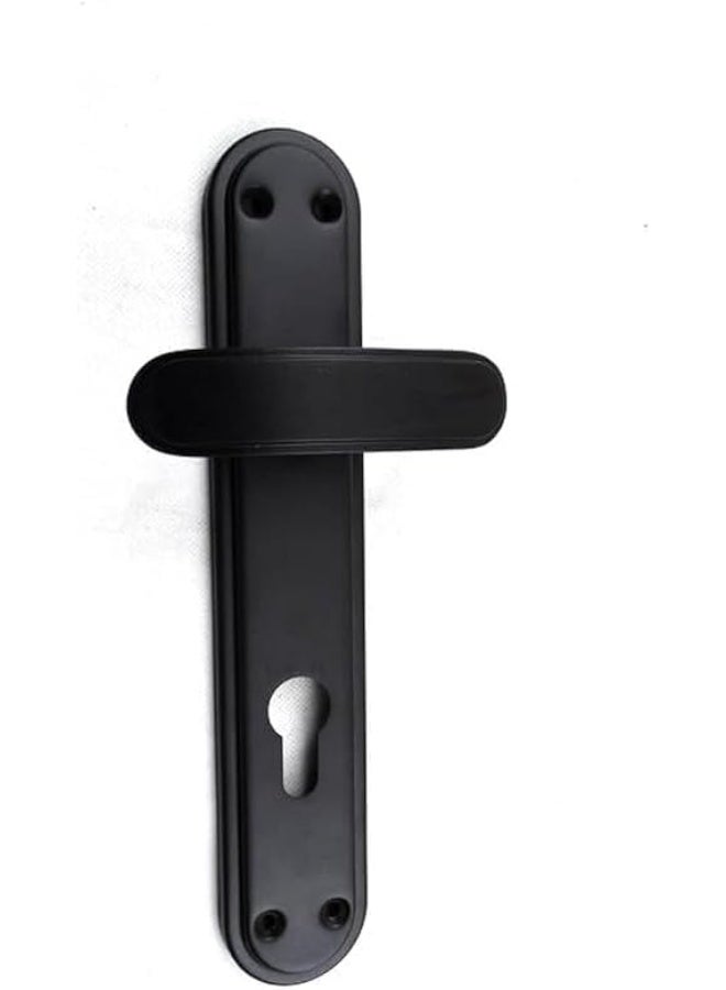 Black door handle with bold and ergonomic design
