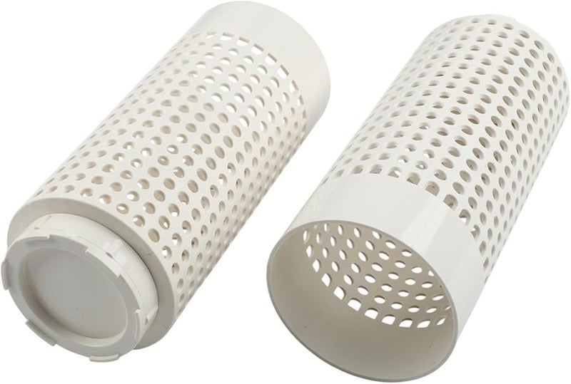 2pcs Compact PVC Composting Bin For Garden Kitchen Scraps Raised Bed Outdoor Container - Image 1