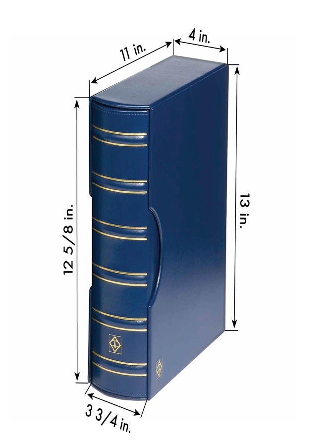 Leuchtturm Lighthouse - Coin Album Set with 6 ENCAP Pages for Slabs, Holds 54 Slabs Including PCGS, NGC, ANACS, and More - Blue - Image 4
