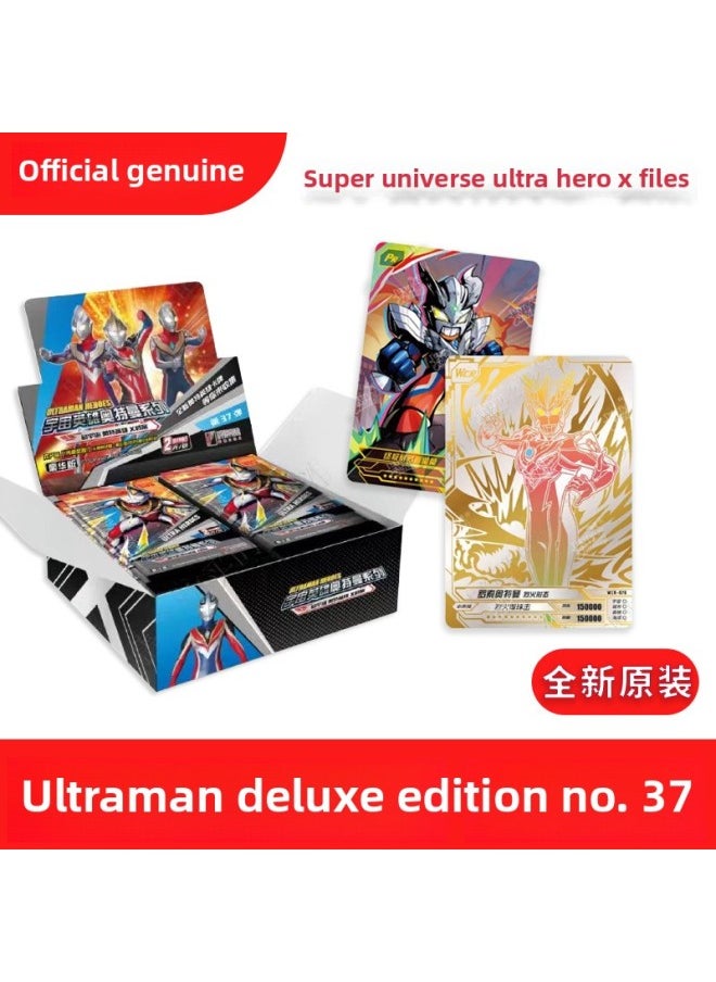null - Genuine Super Universe Hero X File Ultraman Card 37 Bomb Deluxe Edition 37 Bomb SP Gold Card Full Star Card Sρ Card-Colors:[Bomb 25] Deluxe Edition 1 Box 30 Pack 240 - Image 1