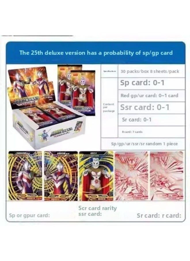 null - Genuine Super Universe Hero X File Ultraman Card 37 Bomb Deluxe Edition 37 Bomb SP Gold Card Full Star Card Sρ Card-Colors:[Bomb 25] Deluxe Edition 1 Box 30 Pack 240 - Image 1