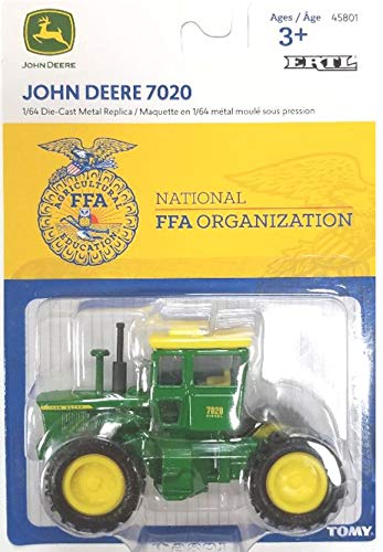 John Deere 164 Scale 7020 Tractor with FFA Logo - Image 5