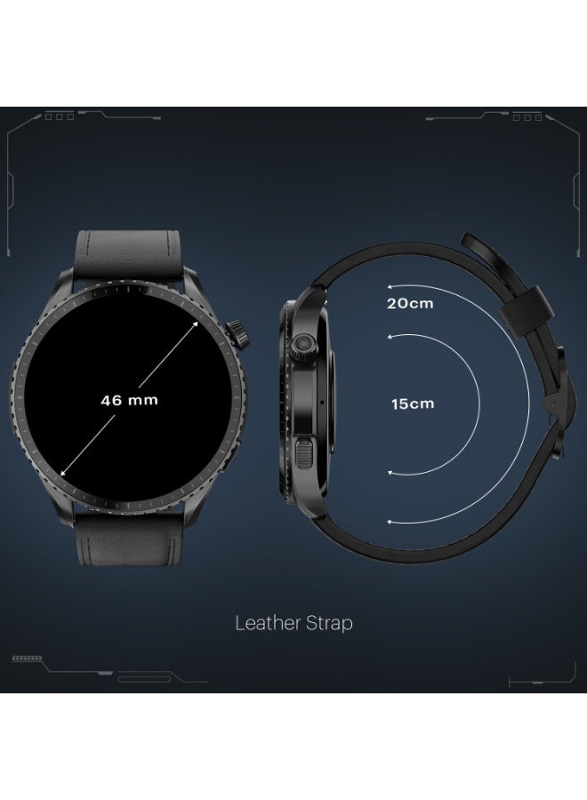 Noise Origin Smart Watch Smoothest UI Experience (New Nebula UI) & EN 1 Processor, 1.46" ApexVision AMOLED Display, Stainless Steel, Contour-Cut Design, Fitness Age, Fast Charging (Classic Brown) - Image 4