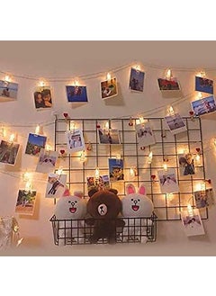 Coolkart Coolkart 1 Pcs Yellow Color 10 Photo Clip String Lights for Indoor Outdoor Decoration for Party Birthday Christmas Valentine Gift Home Decoration Light Made in India  - Image 3