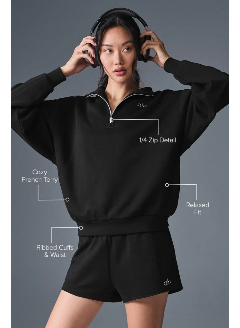 Alo Yoga Accolade 1/4 Zip-up Sweatshirt - Image 4