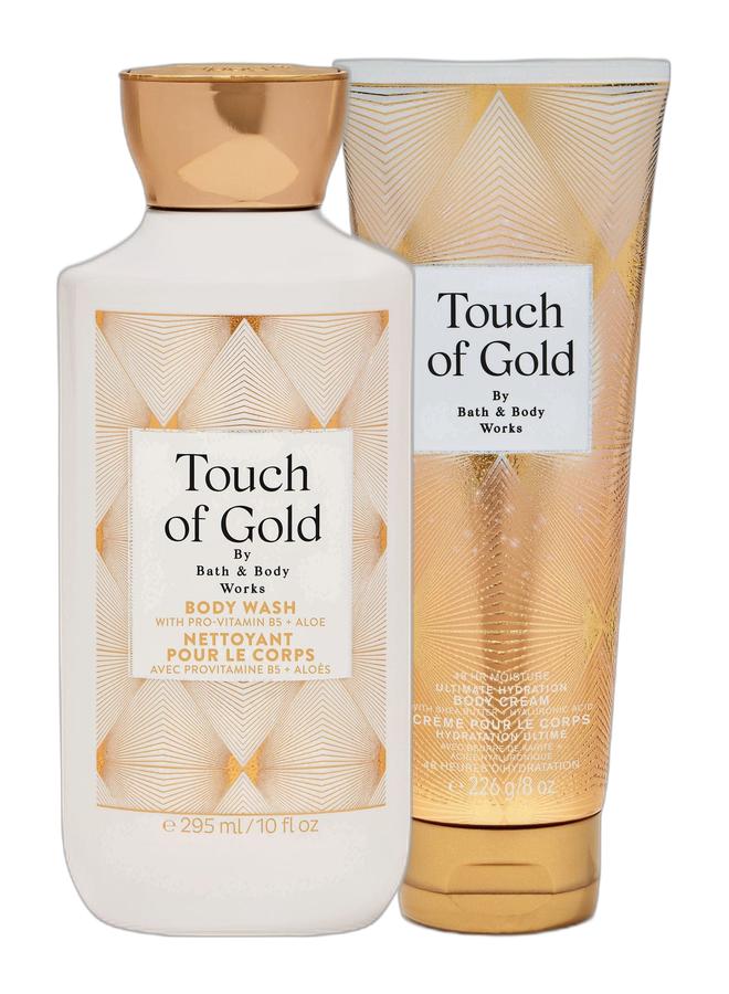 Bath & Body Works Touch of Gold Body Wash & Ultimate Hydration Cream Set - Image 1