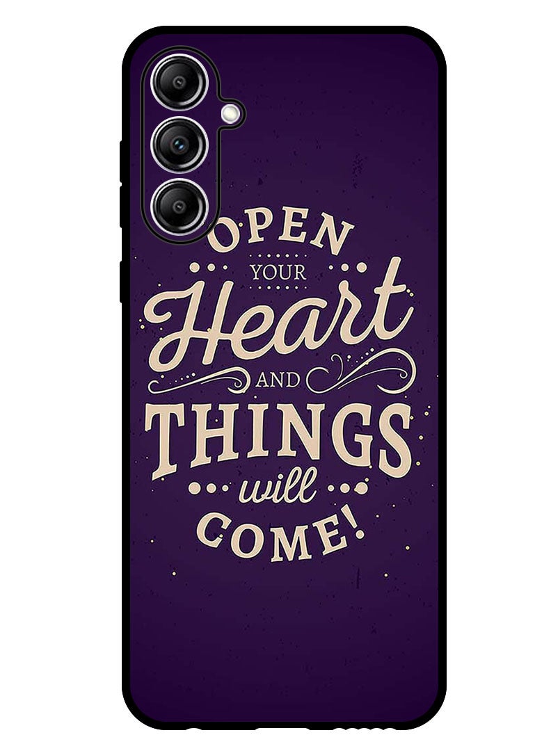 Theodor Protective Case Anti Scratch Shock Proof Bumper Cover For Samsung Galaxy M15 Open Your Heart - Image 1