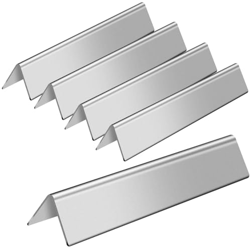 GasSaf L15.3 Flavorizer Bar Replacement for Weber 7636, Spirit 300 310 320 E310 E320 Series,Weber 46510001, 47513101 Gas Grill Front Controls (L15.3 x W2.6X T2.5inch)(5-Pack) - Image 1