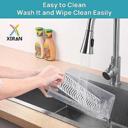 Xiran 6 Fridge Storage Boxes Fridge Organizer With Removable Drain Plate&Lid Stackable Fridge Storage Containers Plastic Freezer Storage Containers For Fish,Meat,Vegetables,Fruits(1500Ml),Transparent - Image 3