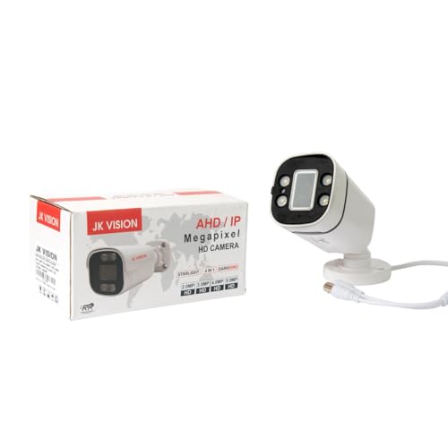 JK Vision 2MP Bullet Color Night Vision Day/Night 24 Hour Full Color Vision 1080P Full HD AHD Bullet CCTV Surveillance Camera Compatible with All 2MP and Above AHD Supporting DVRs, 1 Piece - Image 5
