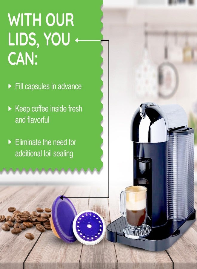 My-Cap Reusable Coffee Capsule Caps & Lid Set - Compatible with Nespresso Vertuo Pods - Reusable, Food Grade & BPA Free Coffee Pod Cap & Lid - Reuse & Reseal your Nespresso Vertuo Capsules - Image 5