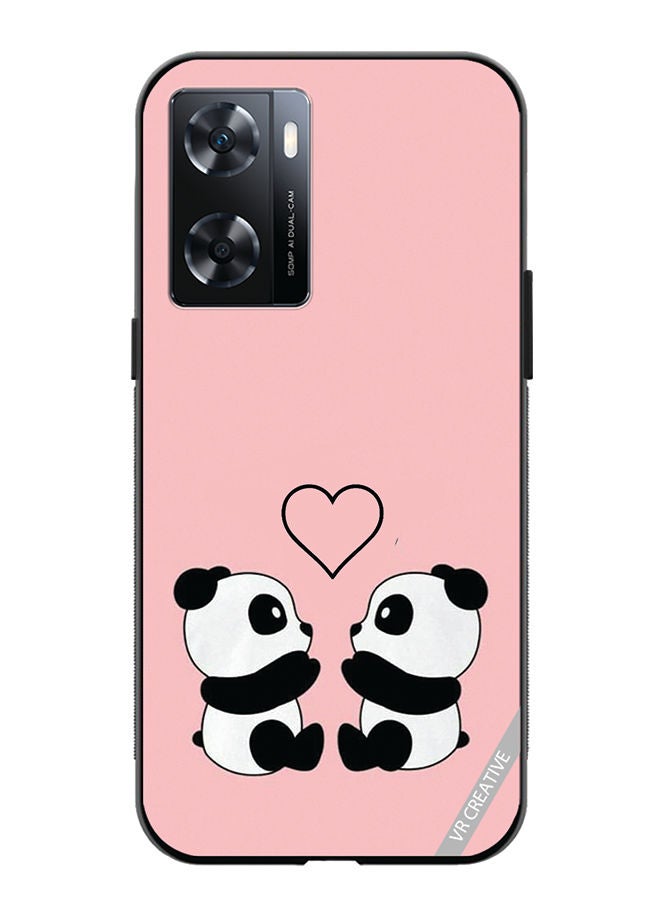 VR CREATIVE Protective Case Cover For OnePlus Nord N20 SE Panda Love Design Multicolour - Image 1