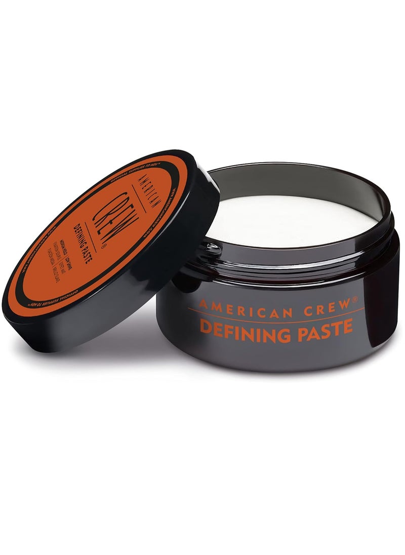 American Crew Men's Hair Defining Paste by, Like Hair Gel with Medium Hold Hair Gel & Low Shine