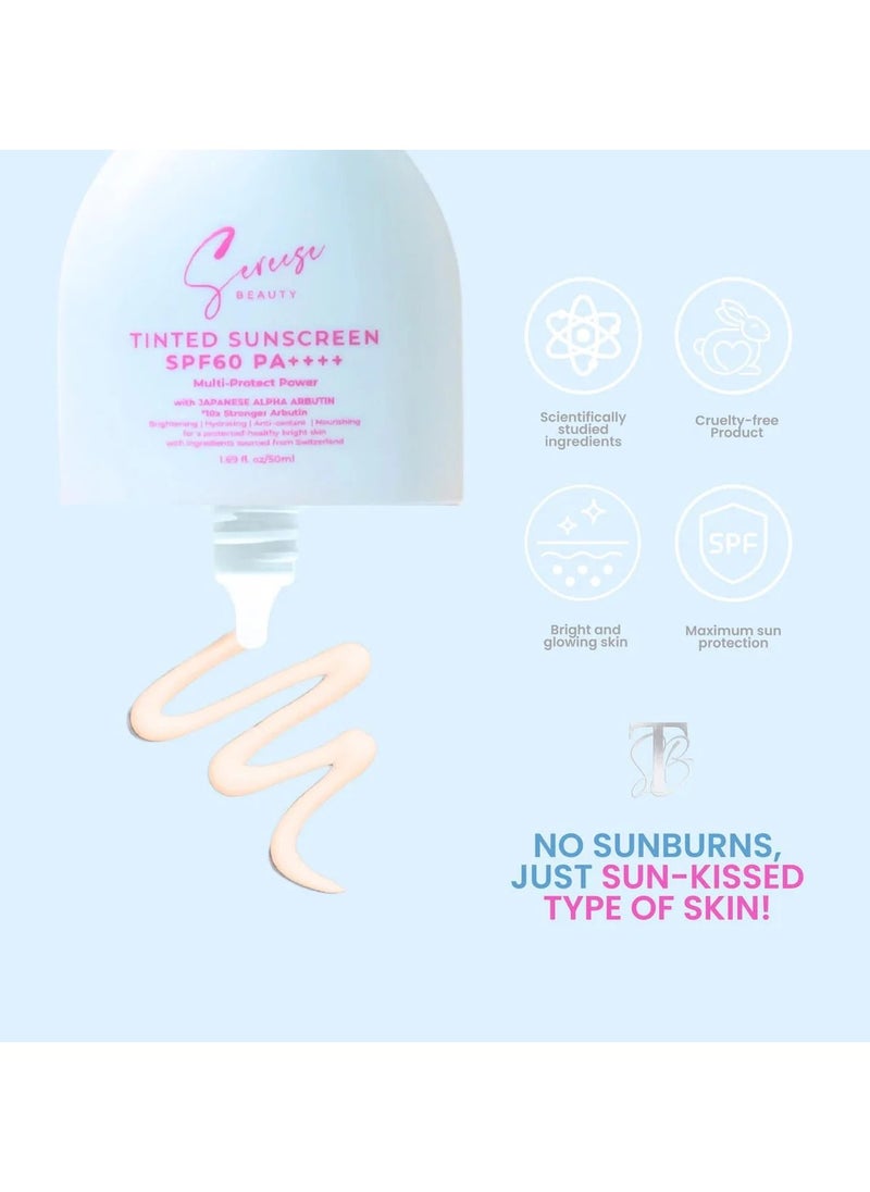 Sereese BEAUTY Tinted Sunscreen SPF 60 PA++++ 50ml  - Image 4
