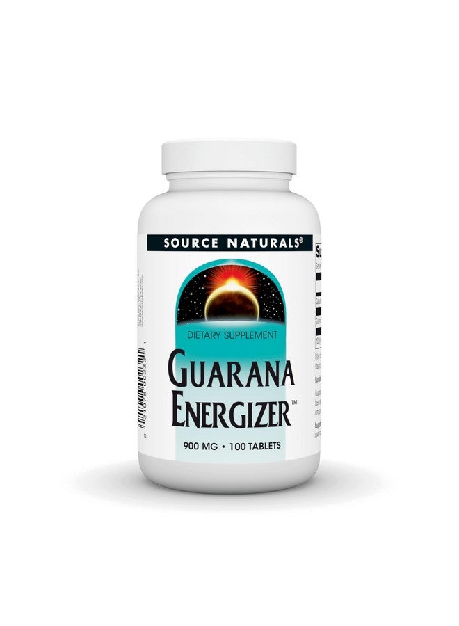 Source Naturals Source Naturals Guarana Energizer Caffiene and Energy* - 900 mg,100 Tablets  - Image 1