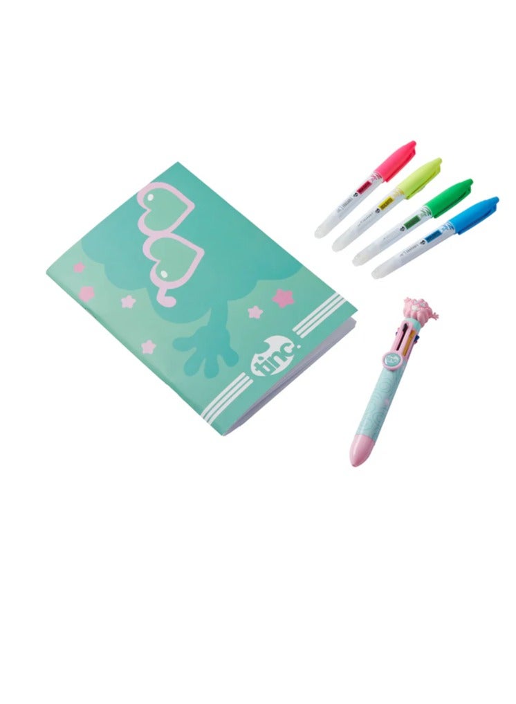 Tinc Green Stationery Set Fun Design - Image 1