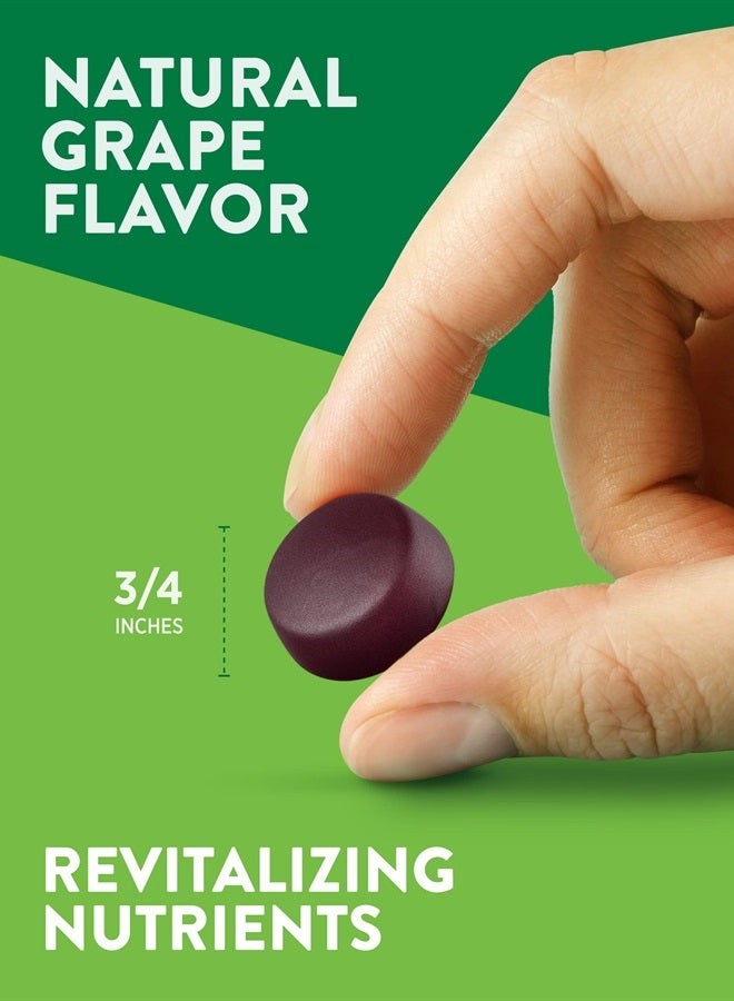 Nature's Truth Nature's Truth, الحديد الأساسي + فيتامينات ب، الزنك، العنب الطبيعي، 60 علكة نباتية - Image 4