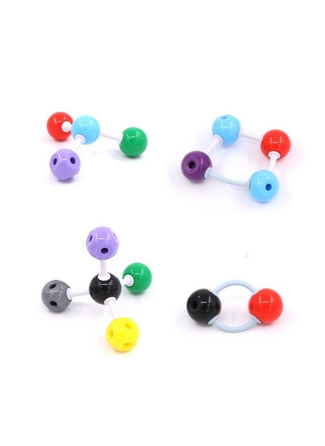 Swpeet 252 Pcs Molecular Model Kit For Inorganic & Organic Molecular Model Teacher And Student Kit  86 Atoms & 153 Links & 12 Orbitals & 1 Short Link Remover Tool  - Image 4