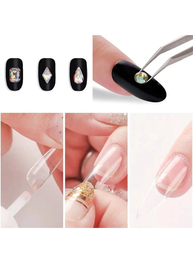 تشويس صمغ أظافر احترافي فائق القوة (عبوتان) - لاصق سريع الجفاف للأظافر المكسورة وتركيب الأطراف الصناعية. مثالي للصالونات وعشاق المانيكير." - Image 5