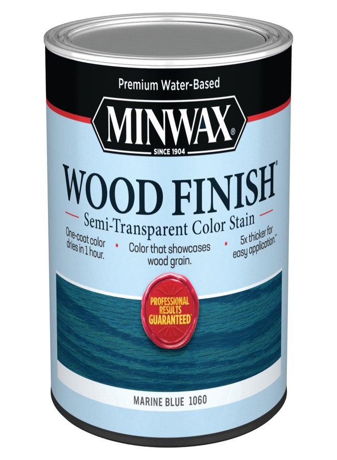 منواكس صبغة مينواكس® وود فينيش® شبه شفافة مائية اللون، أزرق بحري، سعة لتر واحد - Image 2