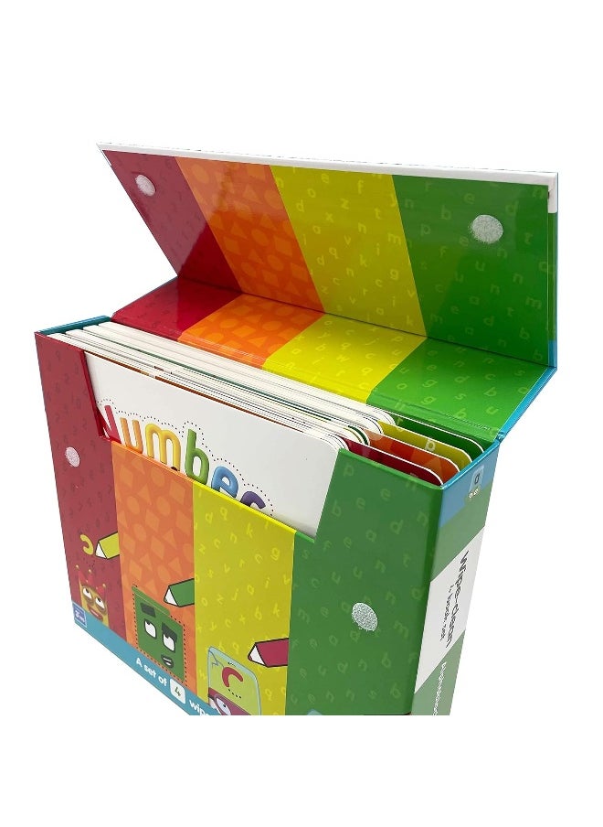Numberblocks and Alphablocks: My First Numbers and Letters Set (4 wipe-clean books with pens included)