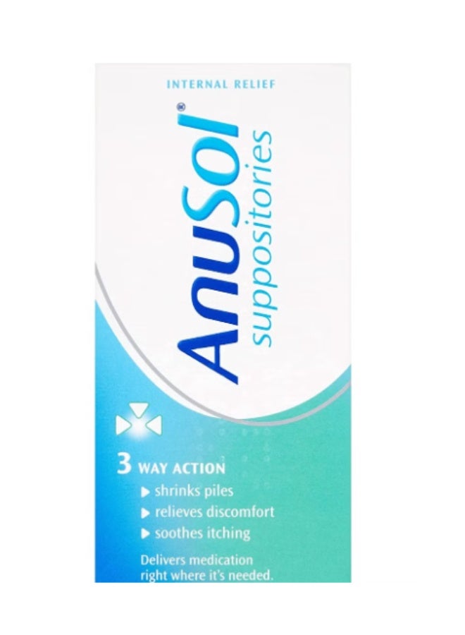 Suppositories For Hemorrhoids Relieves Discomfort Soothes Itching 24Pack