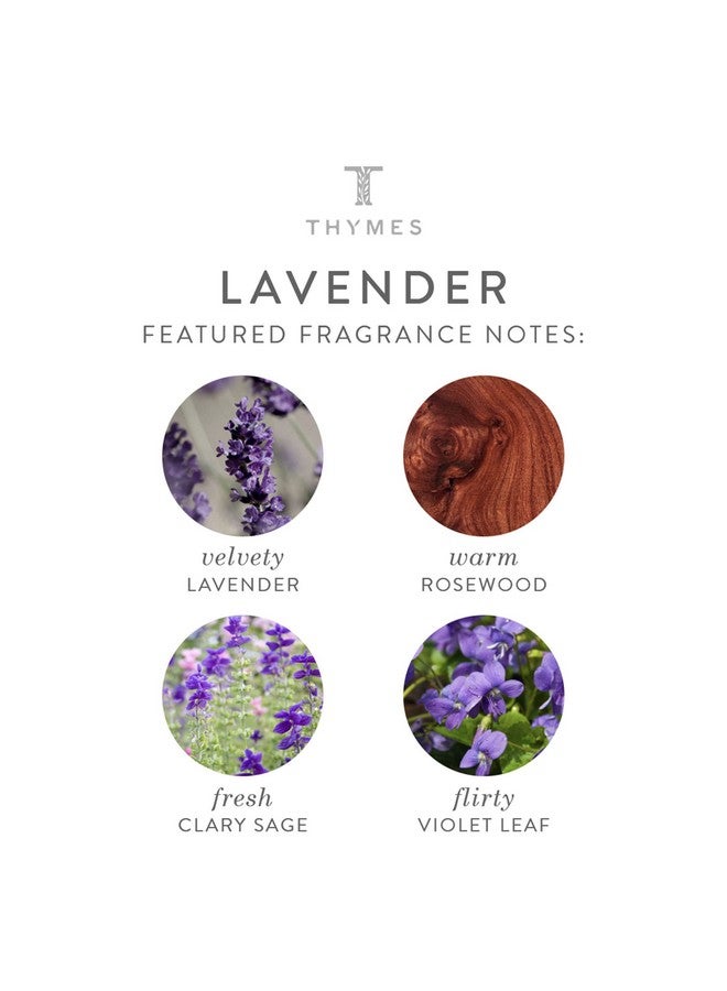Thymes Thymes Travel Set and Beauty Bag - Contains Body Wash, Body Lotion & Hand Cream - Lavender - Image 3