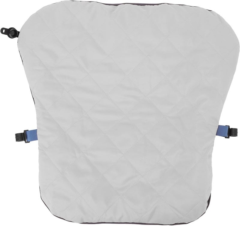 Inflatable Lumbar Pillow, Adjustable Firm Waist Support Pillow Support Lower Back Comfort, Lightweight Foldable Great for Travels and Daily Use (Grey) - Image 1