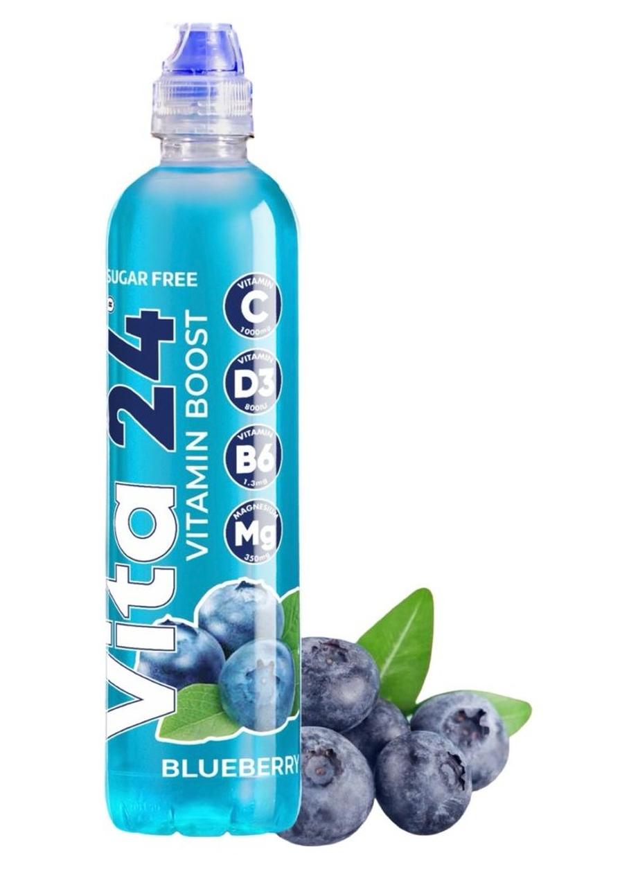 Vita 24 Vitamin Boost Hydrate, Vitamin Drink 500ml, Blueberry.