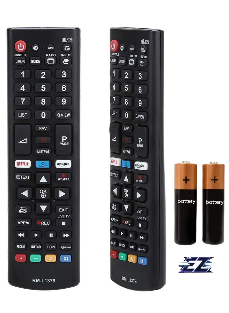 ELTRAZONE Remote Control for LG TV RM-L1379 – Replacement Remote for LG Smart LED, LCD, OLED, 4K UHD TVs - Image 1