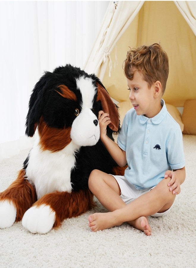 AmyToo Giant Dog Stuffed Animals, Soft Large Dog Plush, Bernese Mountain Dog Stuffed Animal, Toy Gifts for Kids & Adults, 4.5 lbs, 40 inch - Image 4