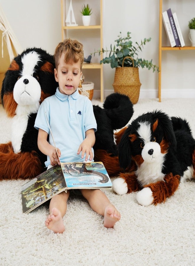 AmyToo Giant Dog Stuffed Animals, Soft Large Dog Plush, Bernese Mountain Dog Stuffed Animal, Toy Gifts for Kids & Adults, 4.5 lbs, 40 inch - Image 2