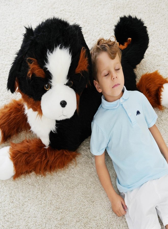 AmyToo Giant Dog Stuffed Animals, Soft Large Dog Plush, Bernese Mountain Dog Stuffed Animal, Toy Gifts for Kids & Adults, 4.5 lbs, 40 inch - Image 5