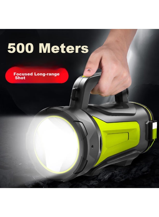 SMILING SHARK Weixiaosha 885 High-intensity Flashlight, Led Searchlight, Multifunctional Handheld Lamp, Ultra-bright Long-range Rechargeable High-power Outdoor And Home Waterproof Light - Image 1