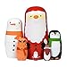 HYCLES Nesting Dolls Russian Matryoshka Wood Stacking Nested Set for Kids Handmade Toys for Children Kids Christmas Birthday Decoration Halloween Wishing Gift - Image 3