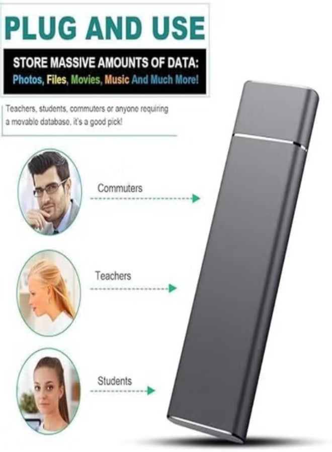 SSD External Solid State Hard Drive Computer Backup USB 3.1 to Type C Support Data Storage Transfer for Windows XP PC Laptop and Mac 8TB - Image 5