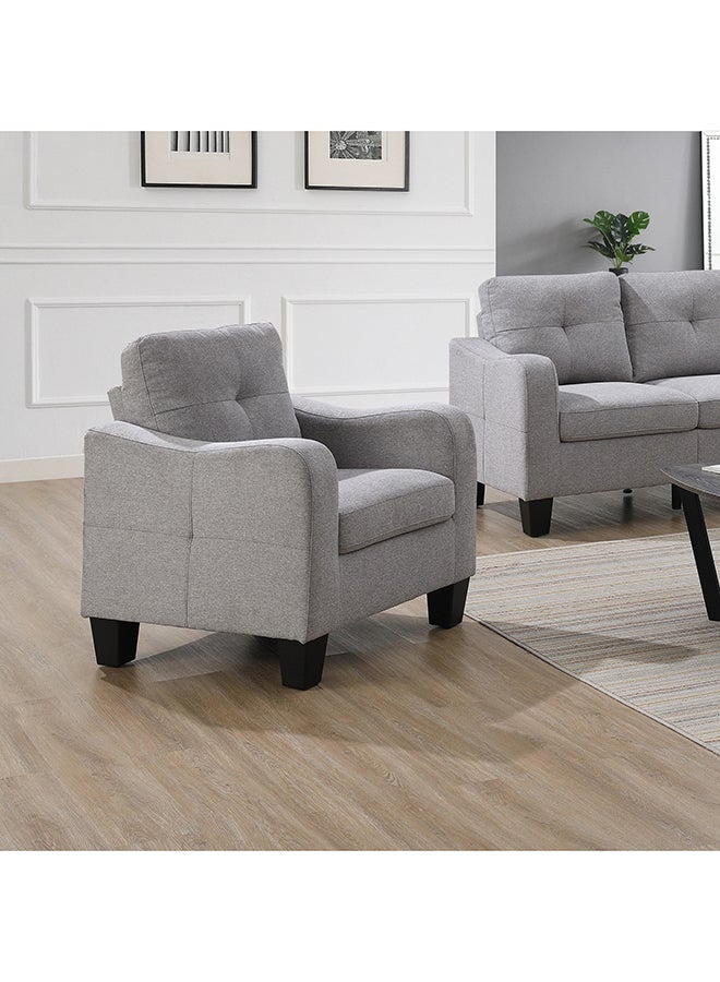 Home Box Belgium Fabric Armchair Sofa 80 x 88 x 85 cm - Image 1