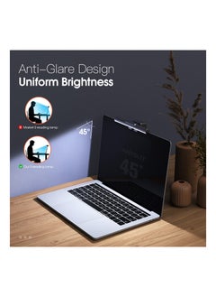 SYOSI Computer Monitor Light, Laptop Monitor LED Lamp LED Monitor Lighting Eye-Care Reading Lamp  Adjustable Brightness/Color Temperature Reading Light for  Night Reading Screen Light Care-Reading  - Image 3