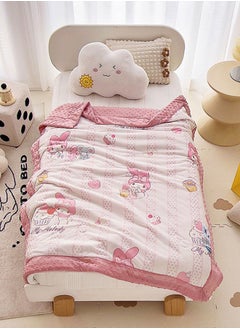 Sanrio Sanrio Melody pattern children's special quilt cartoon print air conditioning quilt kindergarten nap quilt multi-functional children's quilt (size: 110cm × 150cm)  - Image 2