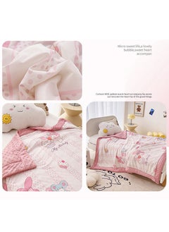 Sanrio Sanrio Melody pattern children's special quilt cartoon print air conditioning quilt kindergarten nap quilt multi-functional children's quilt (size: 110cm × 150cm)  - Image 3