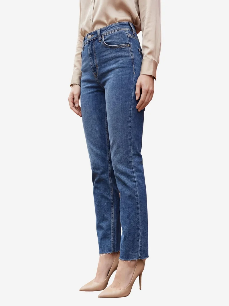 MY FASHION High Waist Skinny Leg Denim Pants