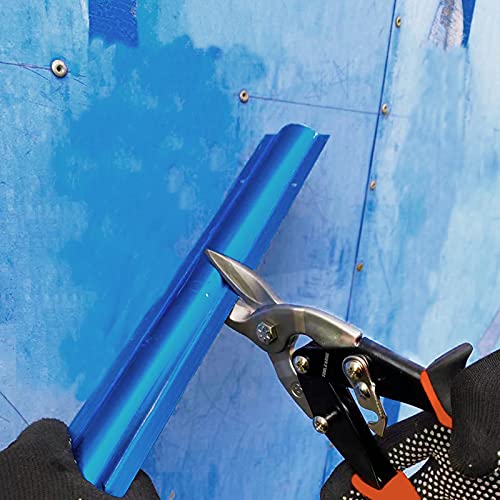 TOOLEAGUE Aviation Tin Snips for Cutting Metal Sheet Tin Cutting Shears with Forged Blade, Heavy Duty Metal Cutter Long Straight Cut 12 inches Metal Shears - Image 5