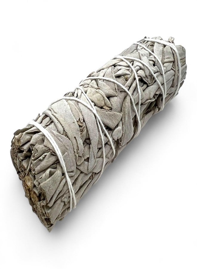 Pachamama Essentials 4" White Sage California Bundles for Smudging Rituals, Home Cleansing, Meditation, Yoga, Chakra Balancing, Incense Healing SALVIA APIANA (1) - Image 1
