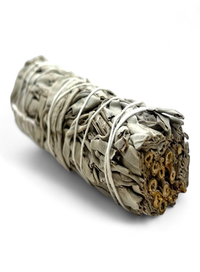 Pachamama Essentials 4" White Sage California Bundles for Smudging Rituals, Home Cleansing, Meditation, Yoga, Chakra Balancing, Incense Healing SALVIA APIANA (1) - Image 2